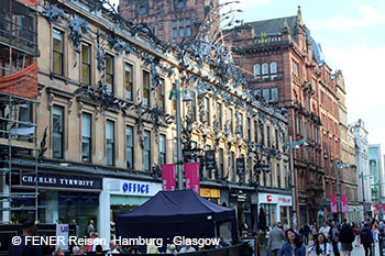 Fußgängerzone in Glasgow
