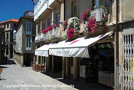 Straße in Pontevedra
